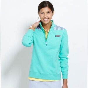 Vineyard Vines ShepShirt - Green and Blue XS